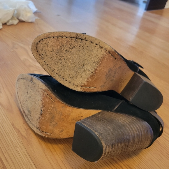 Rag and bone black suede booties - Picture 1 of 6